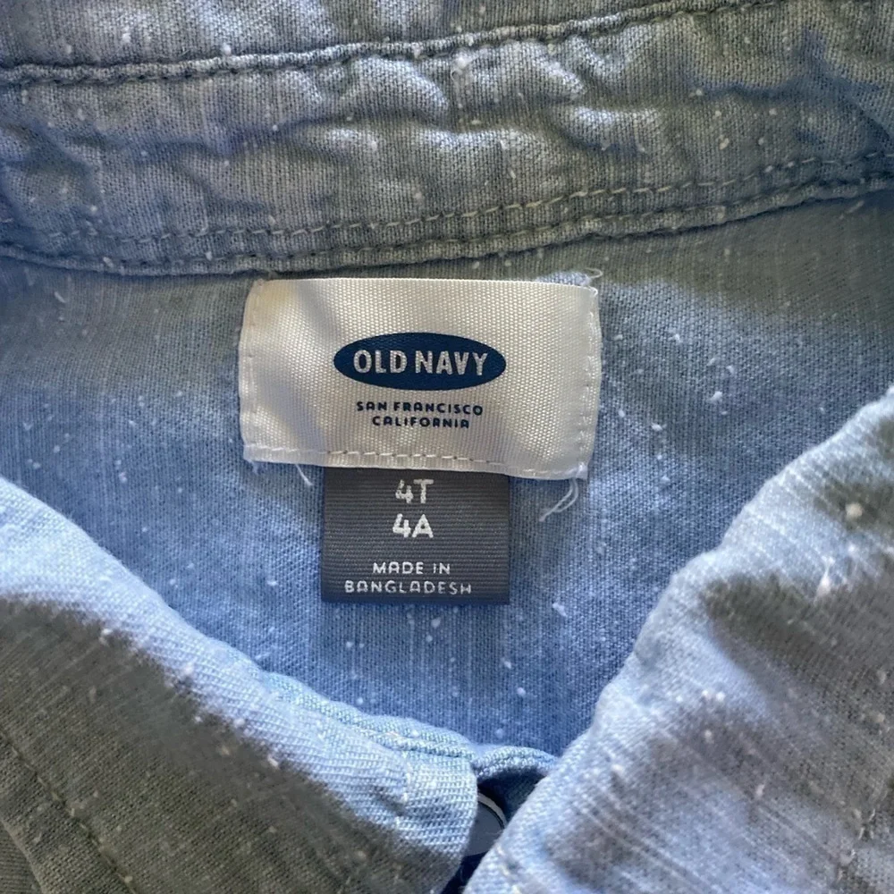 COPY - OLD NAVY-GIRLS DENIM SHIRT-SIZE 4T